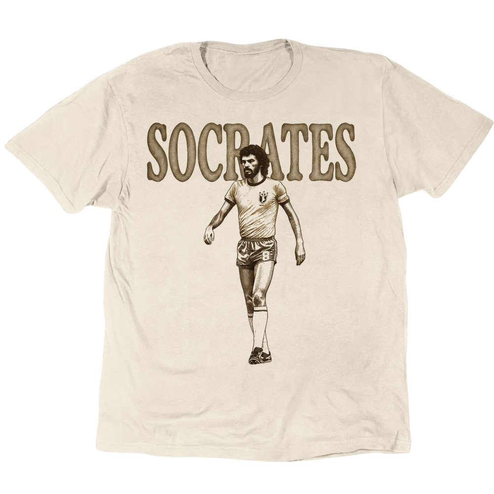 Socrates Brasil 82 T-Shirt - Sand
