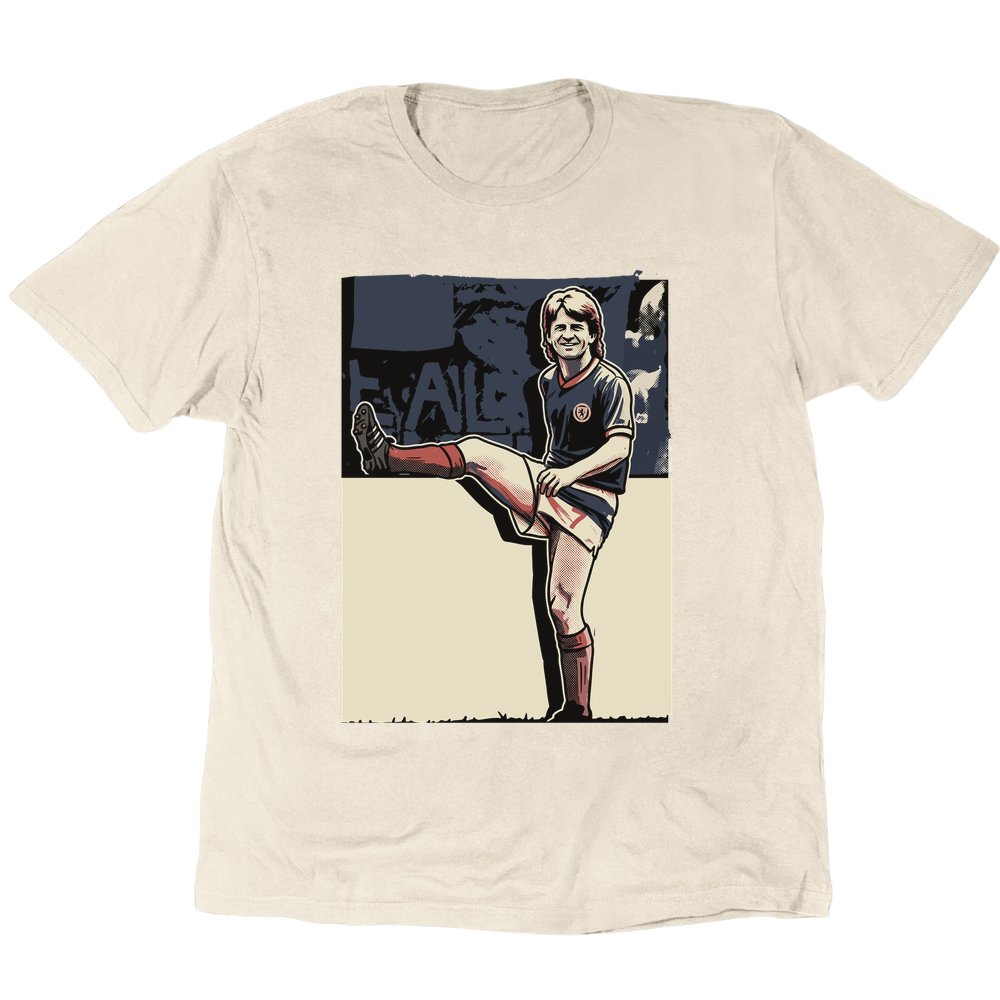 Gordon Strachan 1986 T-Shirt - Sand