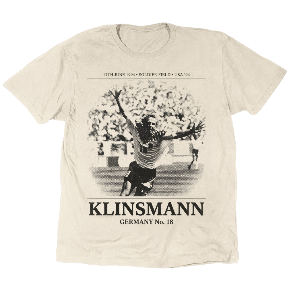 Vintage Celebration Jürgen Klinsmann 1994 T-Shirt - Sand