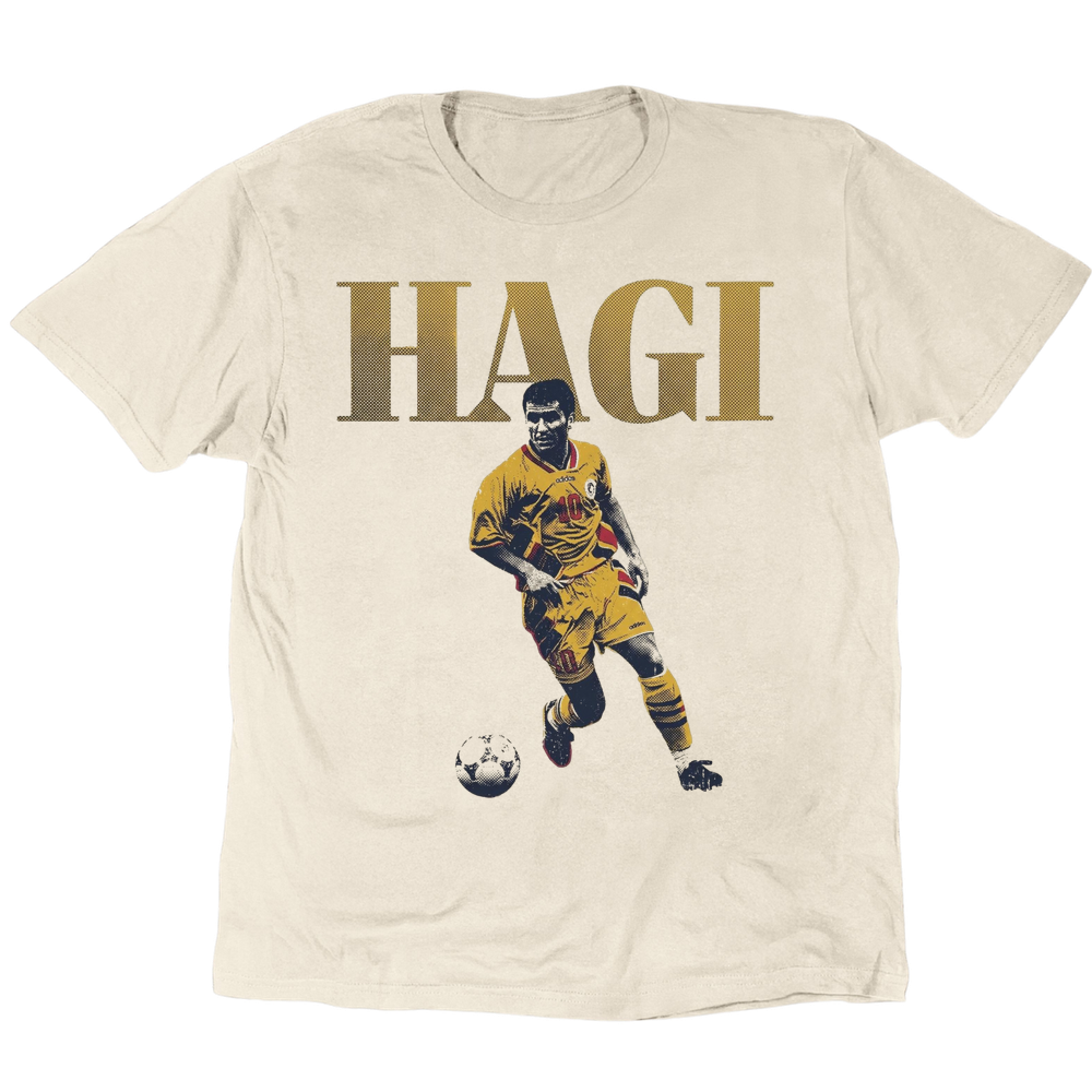 Gheorghe Hagi 1994 T-Shirt - Sand