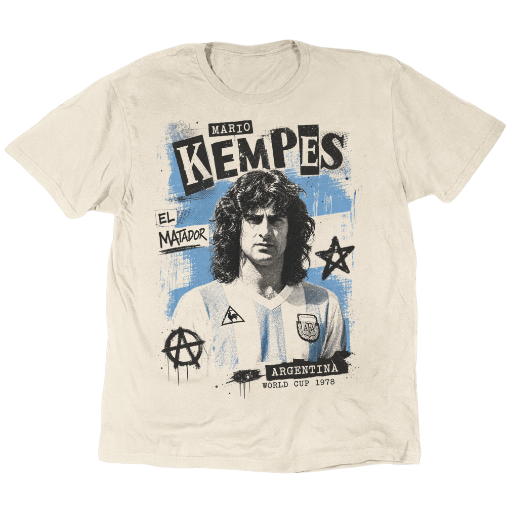 Mario Kempes 1978 T-Shirt - Sand