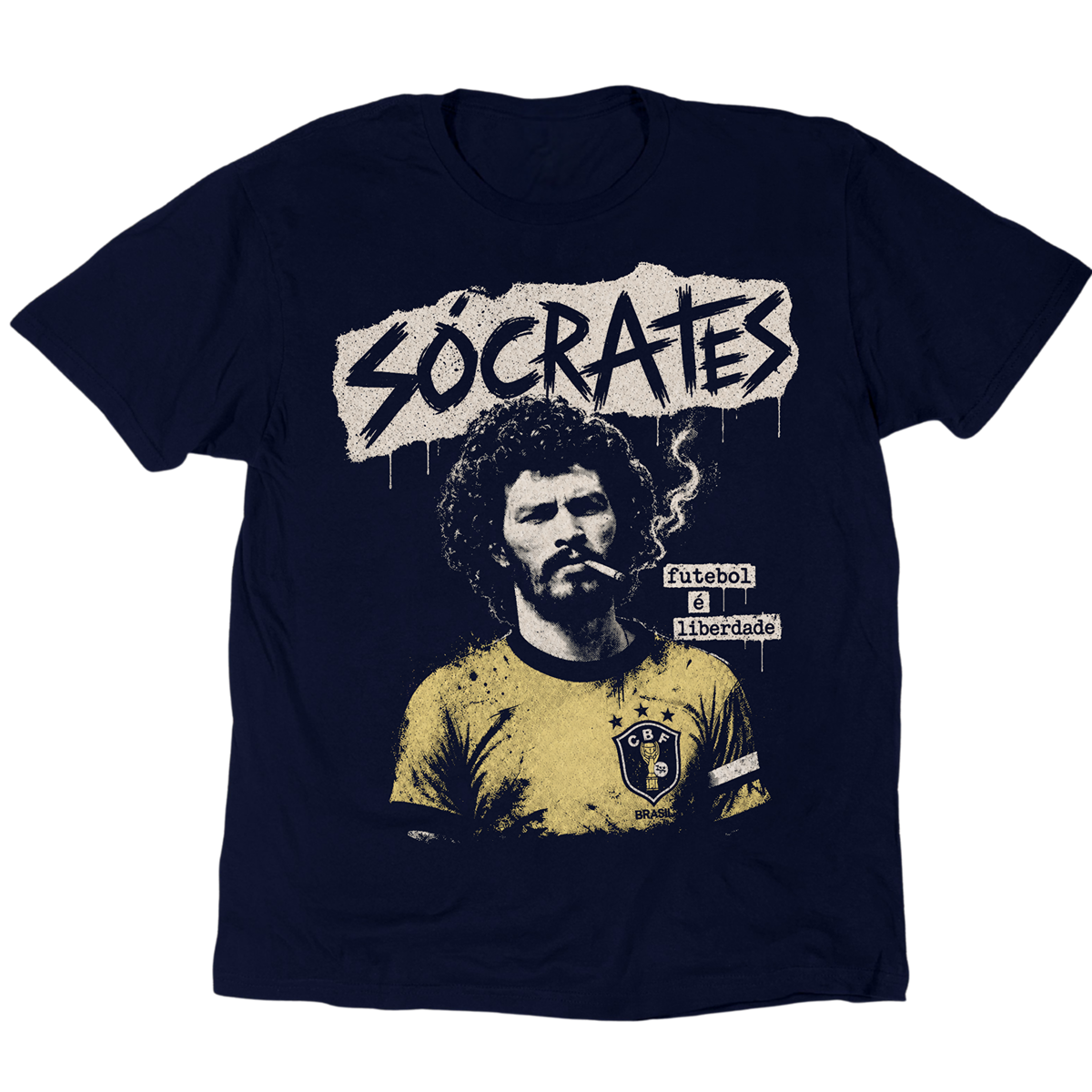Sócrates – Futebol é Liberdade T-Shirt