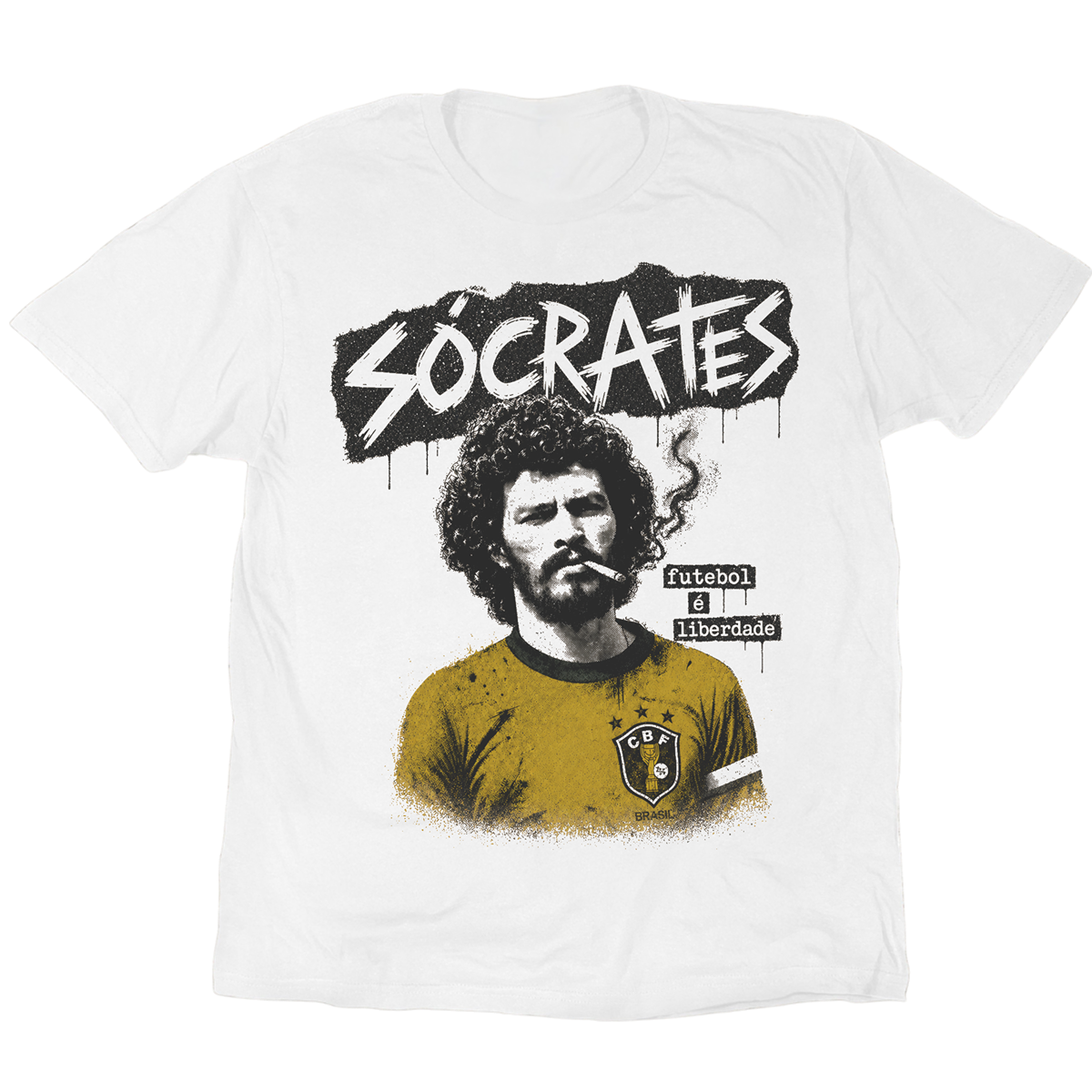 Sócrates – Futebol é Liberdade T-Shirt