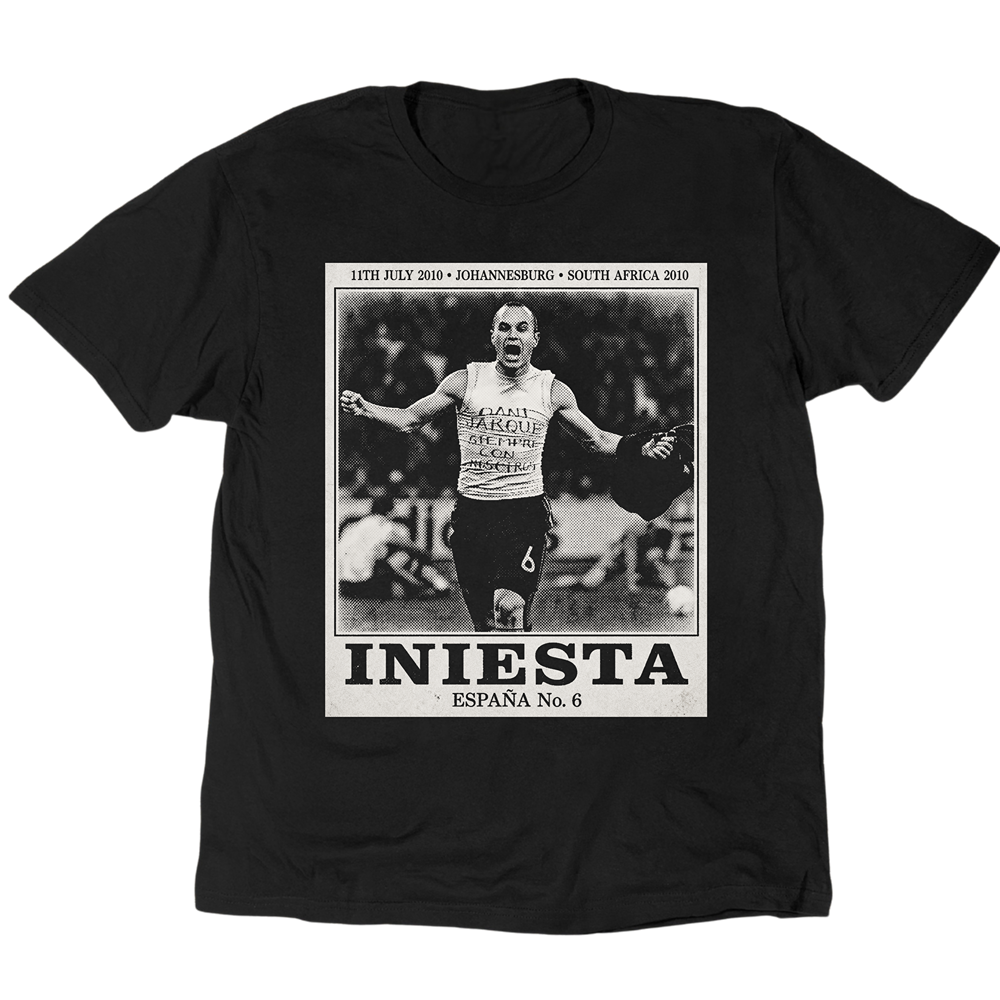 Vintage Celebration Andrés Iniesta 2010 T-Shirt