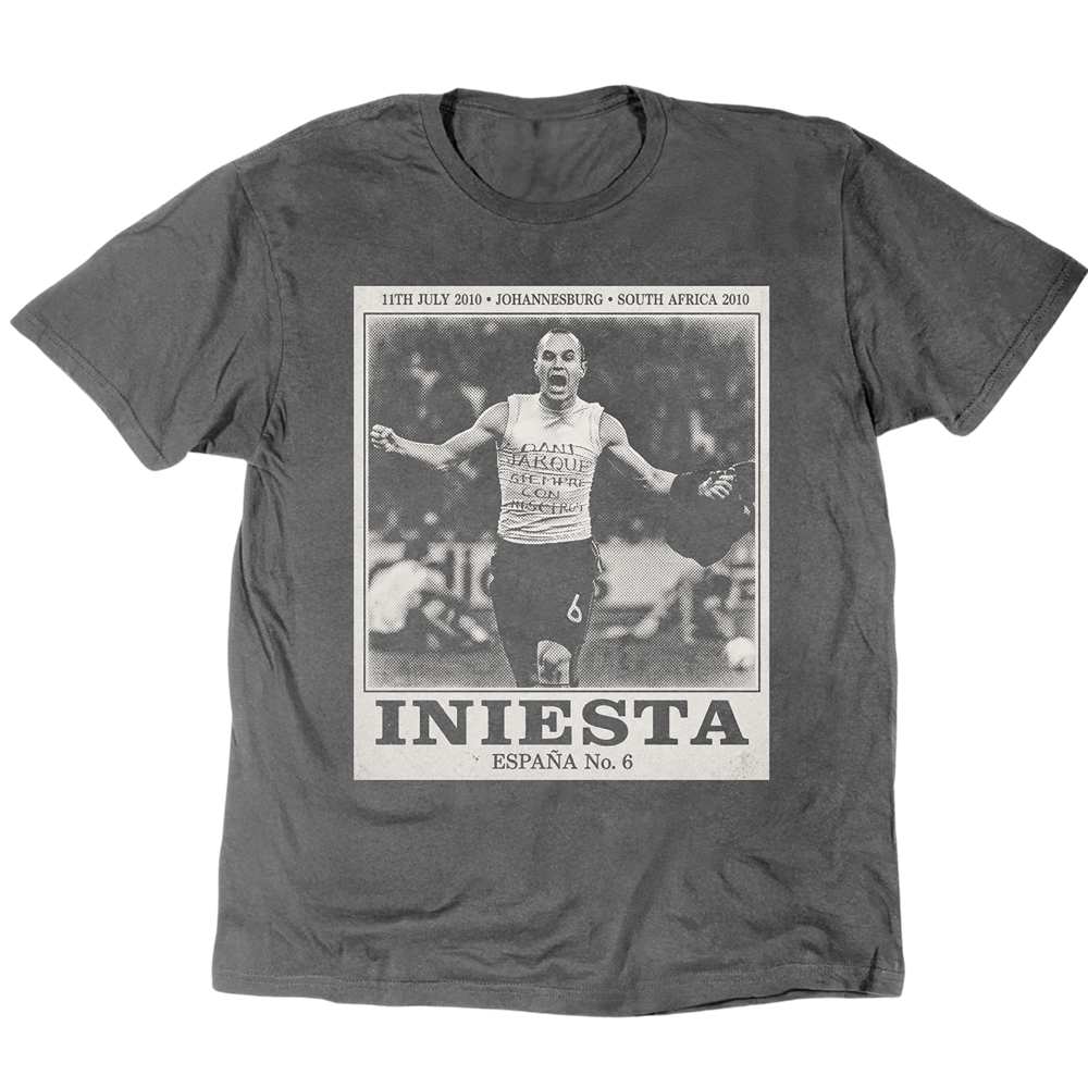 Vintage Celebration Andrés Iniesta 2010 T-Shirt