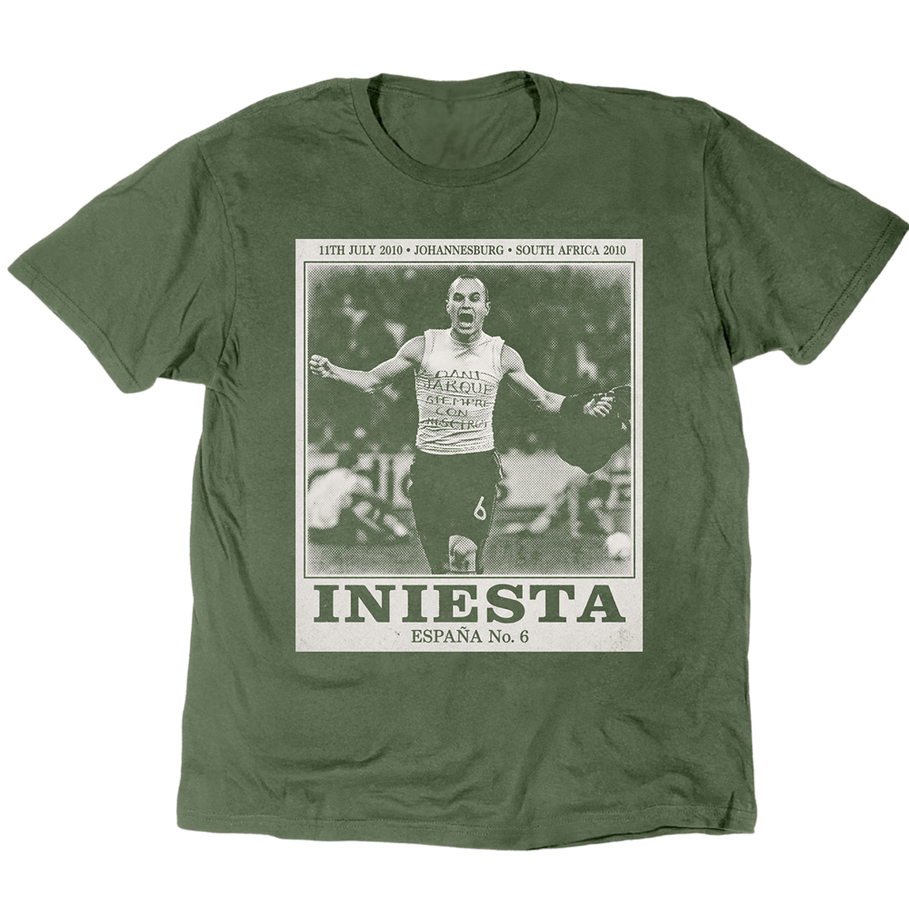 Vintage Celebration Andrés Iniesta 2010 T-Shirt