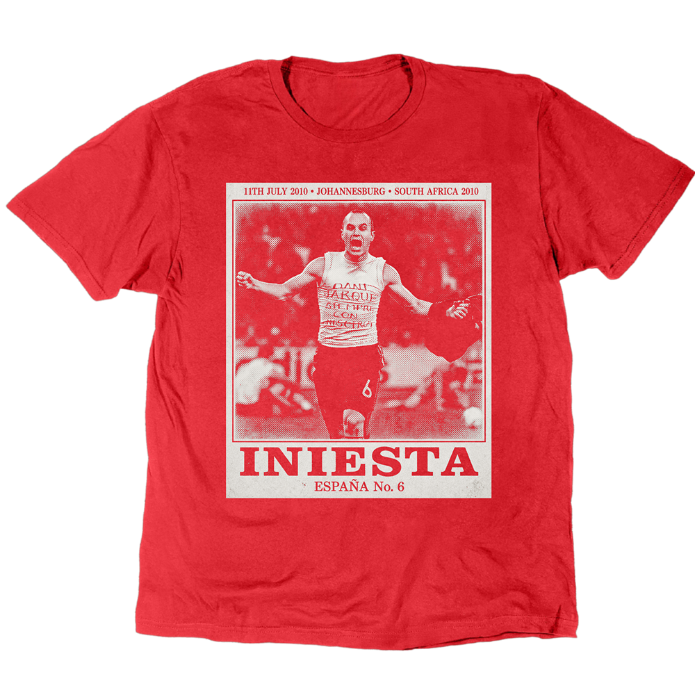 Vintage Celebration Andrés Iniesta 2010 T-Shirt