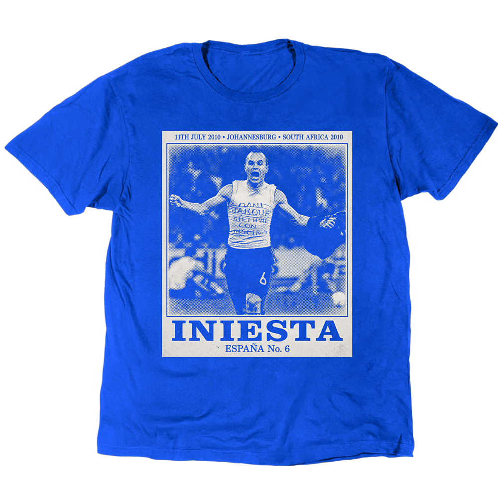 Vintage Celebration Andrés Iniesta 2010 T-Shirt