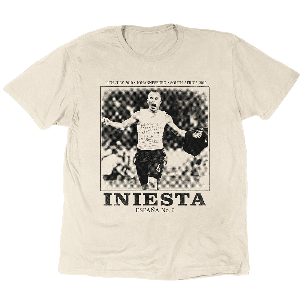 Vintage Celebration Andrés Iniesta 2010 T-Shirt