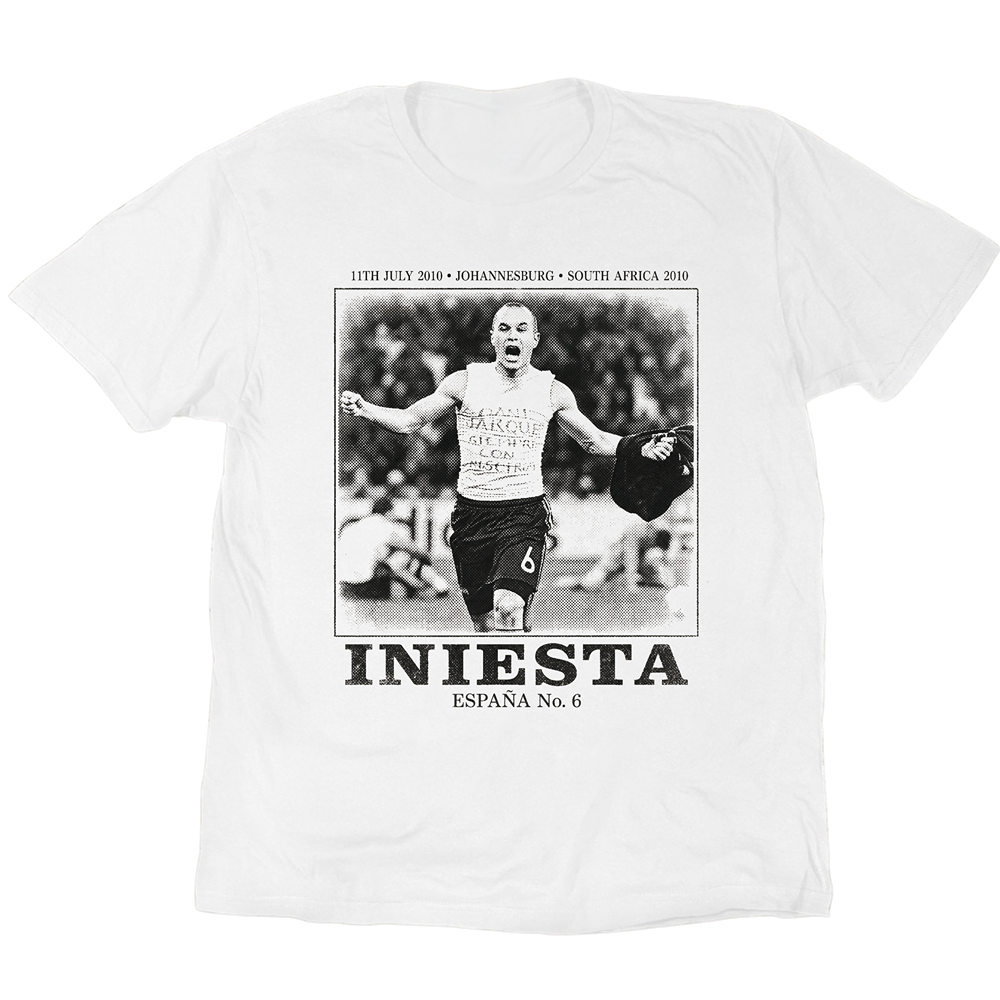 Vintage Celebration Andrés Iniesta 2010 T-Shirt