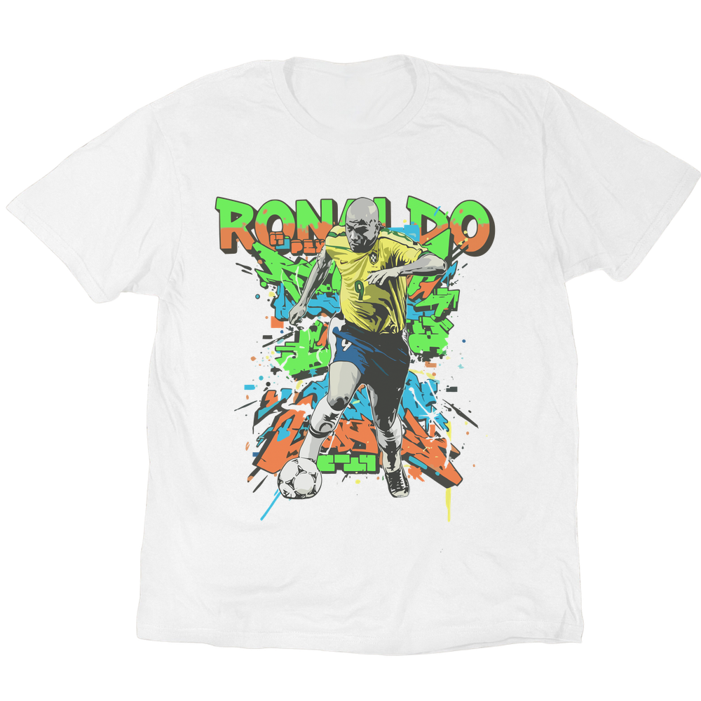 Ronaldo Graffiti T-Shirt - White