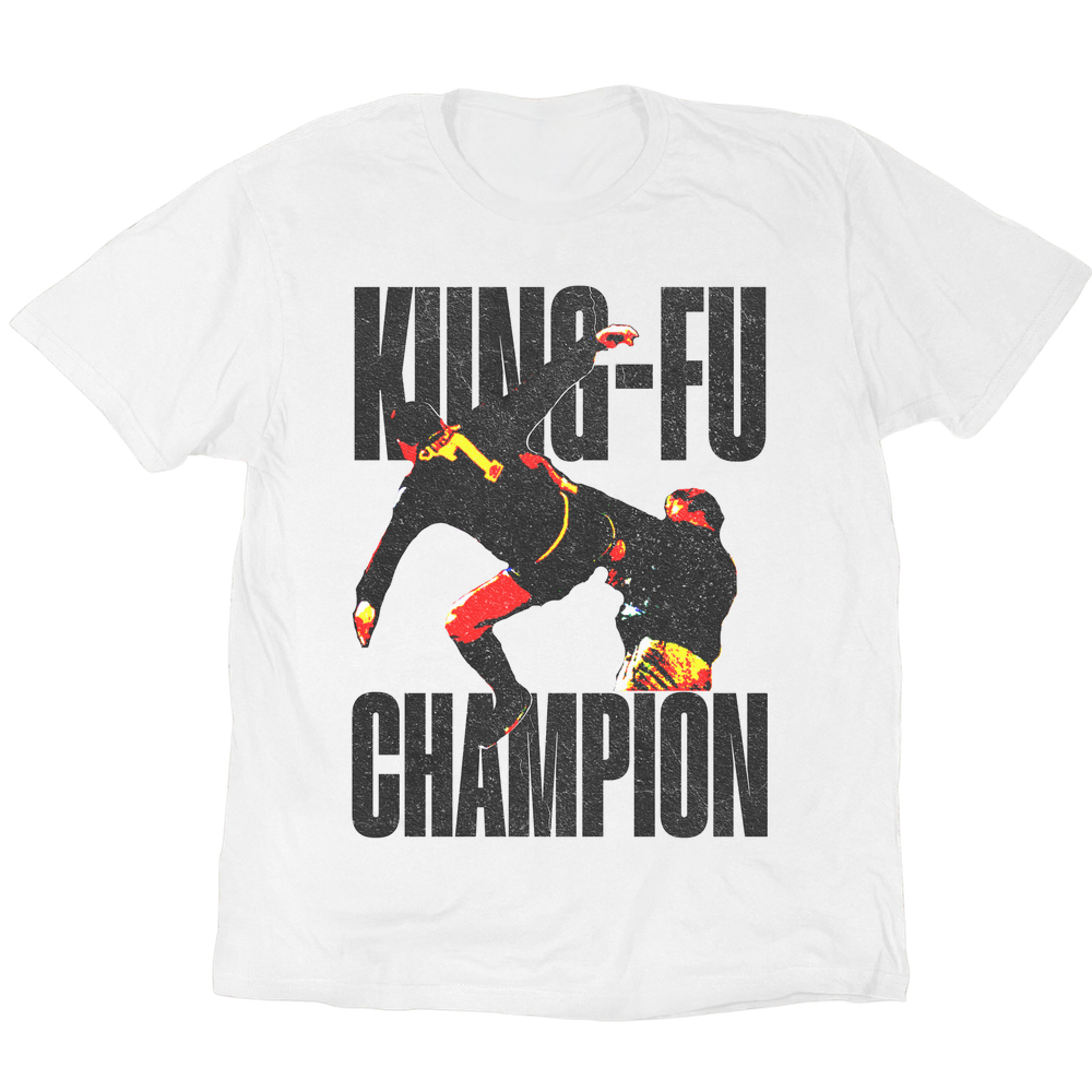 Cantona Kung Fu 1 T-Shirt - White