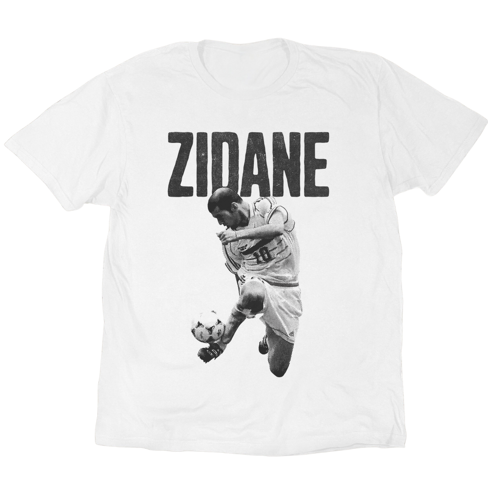 Zidane Halftone T-Shirt - White