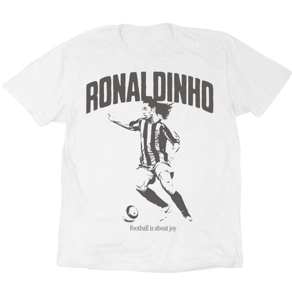 Ronaldinho Football Is About Joy T-Shirt - White