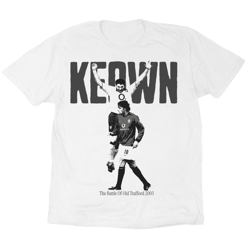 Keown The Battle Of Old Trafford 2003 T-Shirt - White