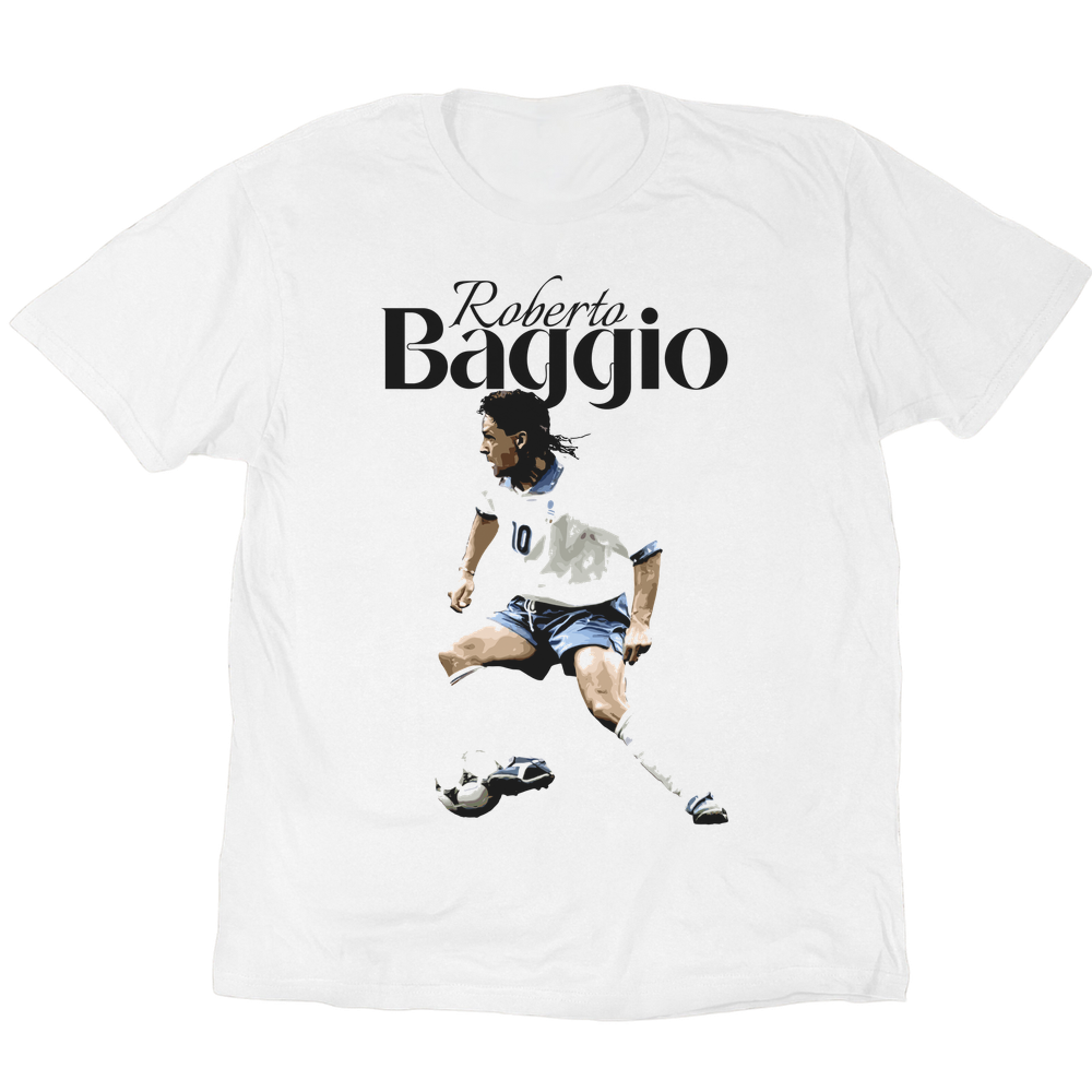 Baggio The Divine Ponytail T-Shirt - White