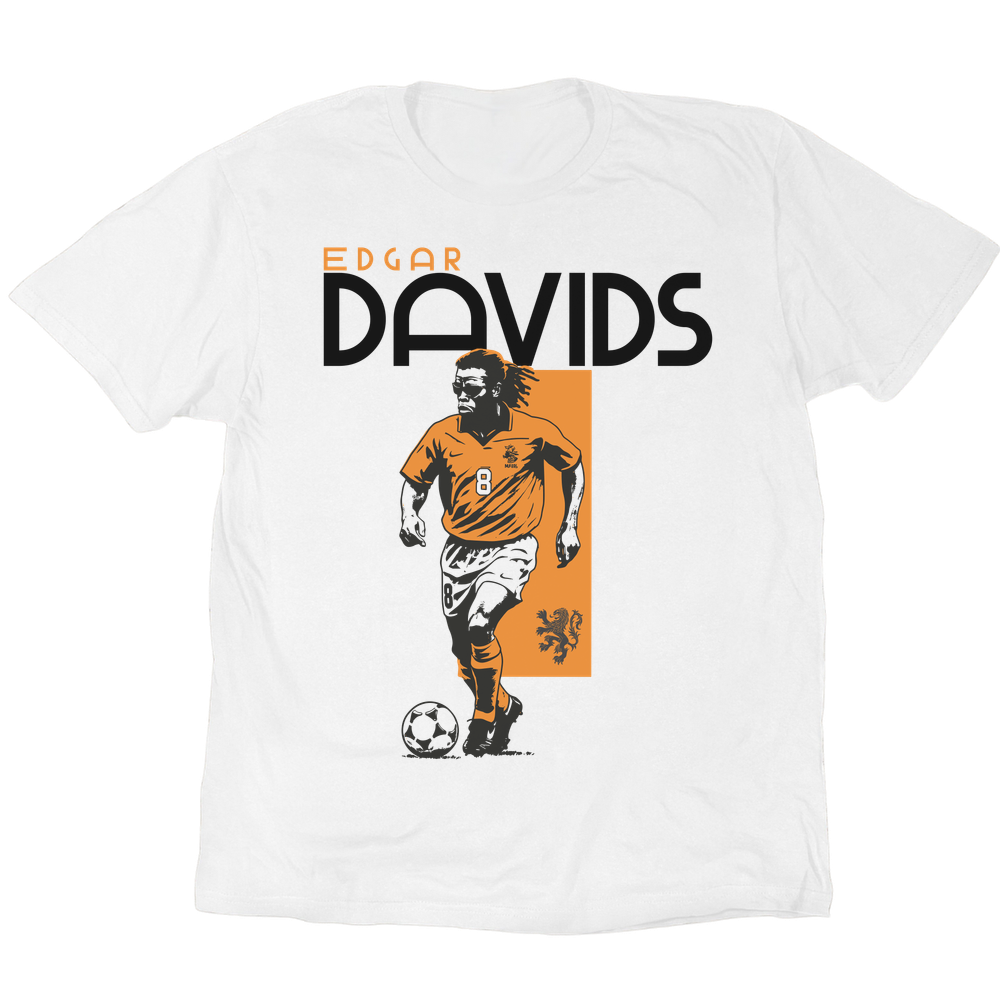 Edgar Davids The Pitbull T-Shirt - White