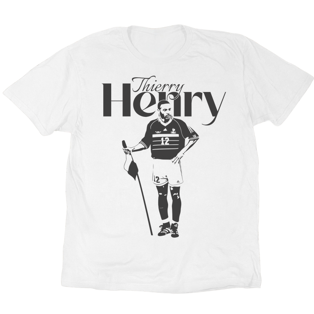 Thierry Henry And The Corner Flag T-Shirt - White