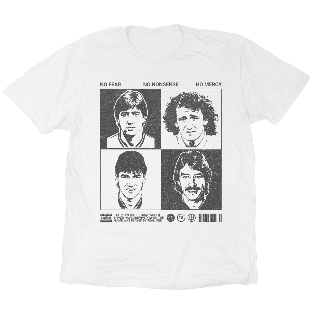 No Fear No Nonsense No Mercy T-Shirt - White