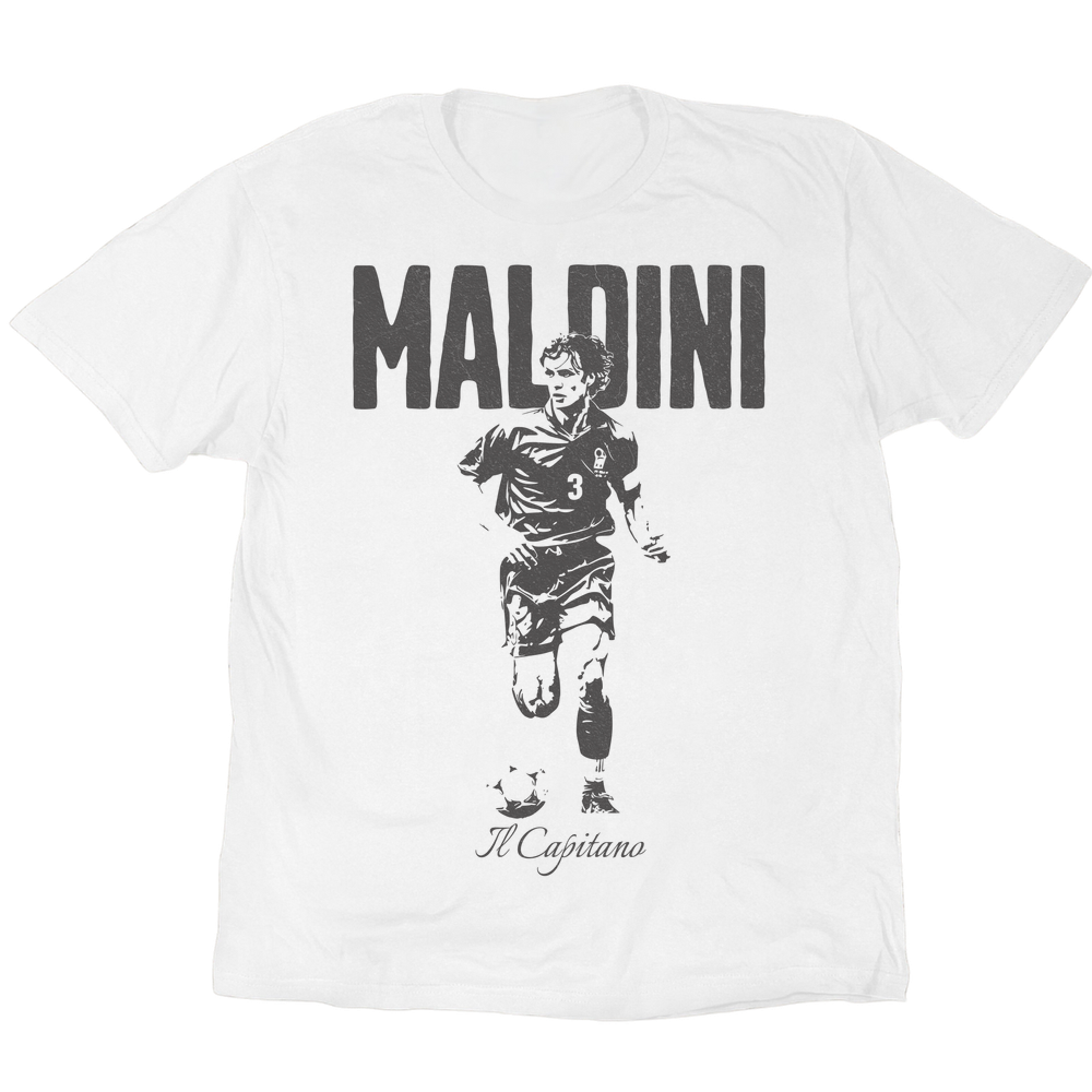 Il Capitano Paulo Maldini 2 T-Shirt - White