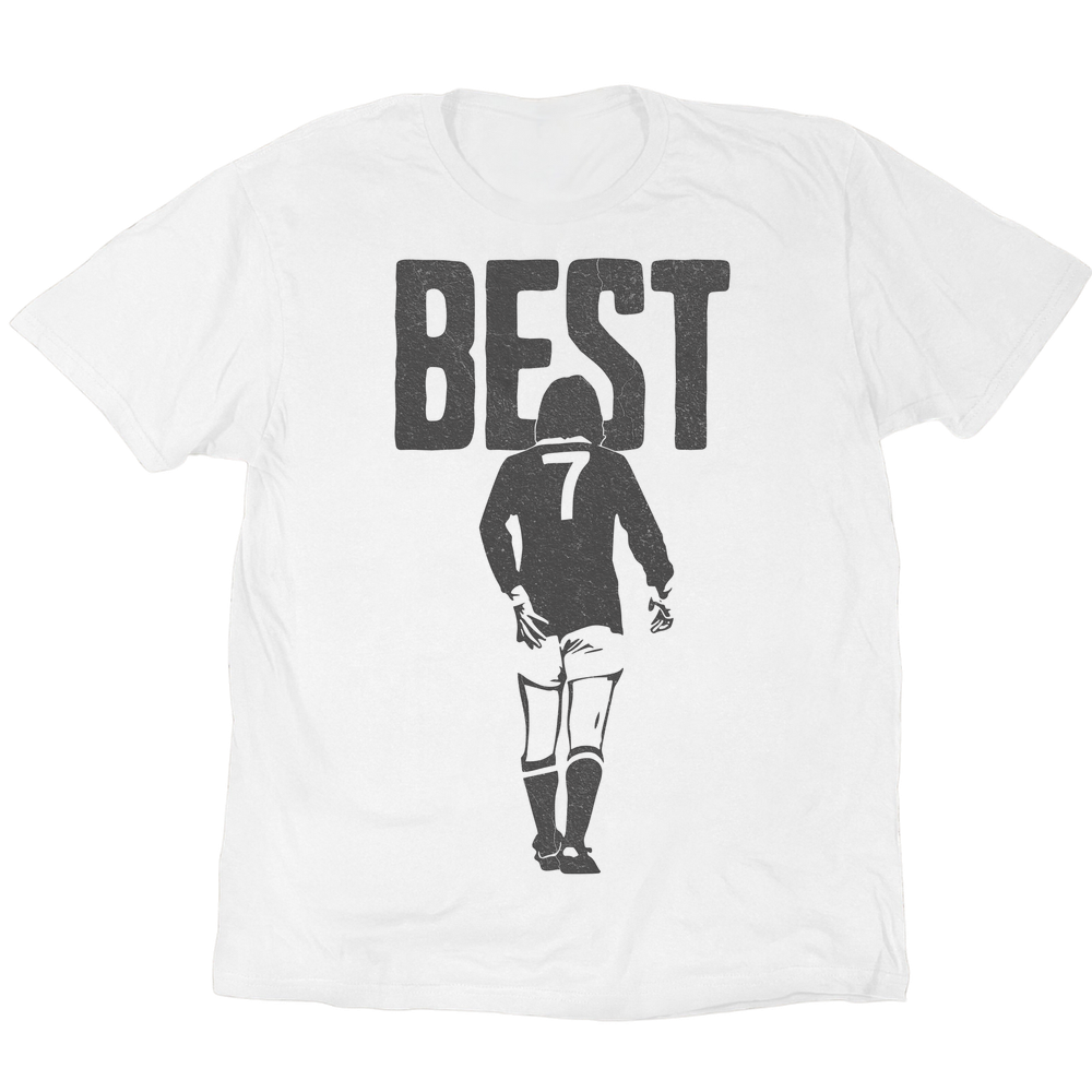 George Best T-Shirt - White