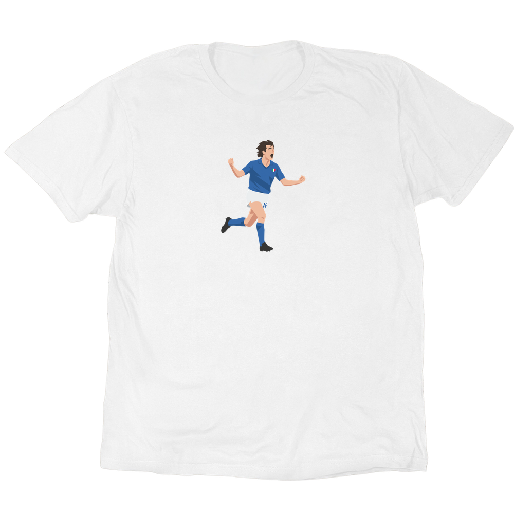 Icons Illustrated Tardelli Celebration T-Shirt - White