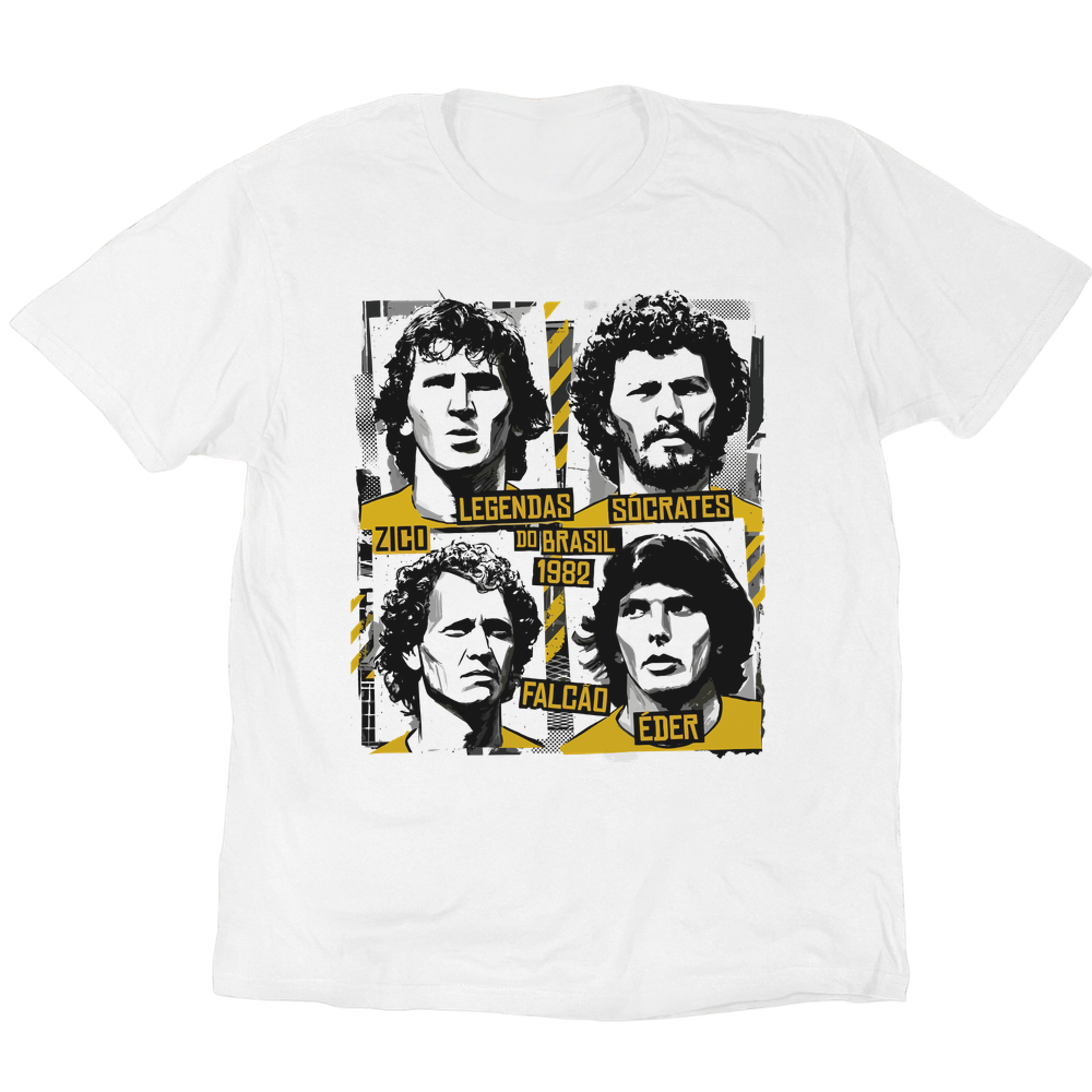 Legendas Do Brasil 1982 T-Shirt - White