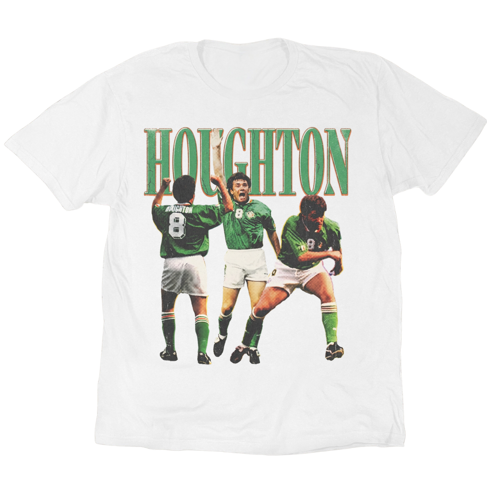 Vintage Heroes Ray Houghton '94 T-Shirt - White
