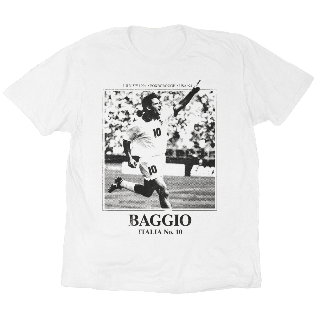 Vintage Celebration Roberto Baggio 1994 T-Shirt - White