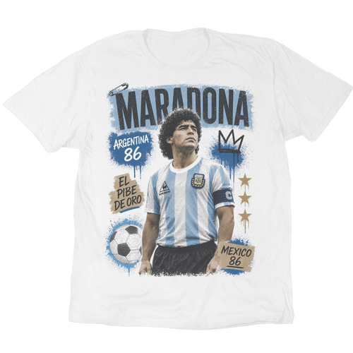 Maradona Mexico 86 T-Shirt – Retro 90 Originals