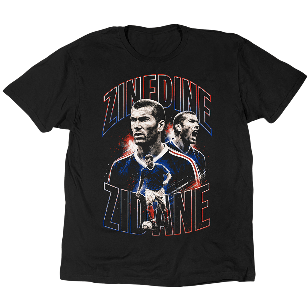 Zinedine Zidane 90s Bootleg T-Shirt