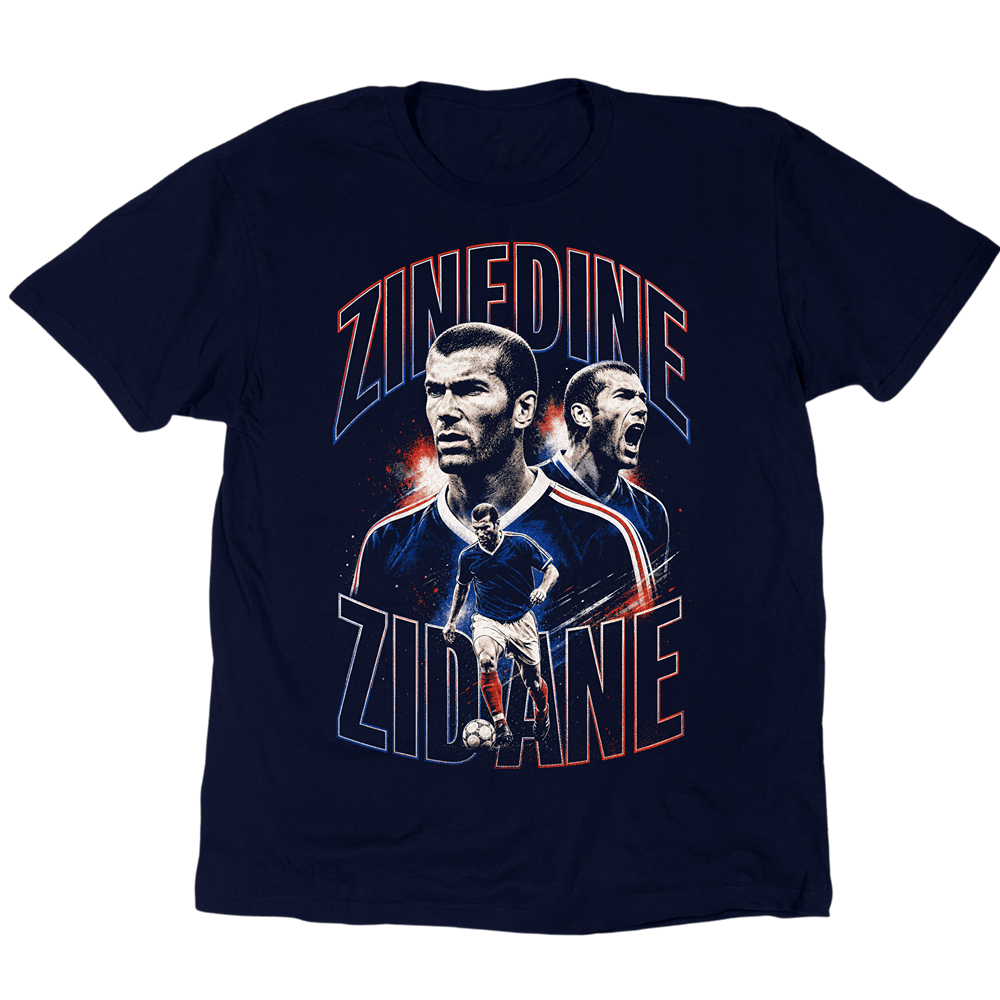 Zinedine Zidane 90s Bootleg T-Shirt