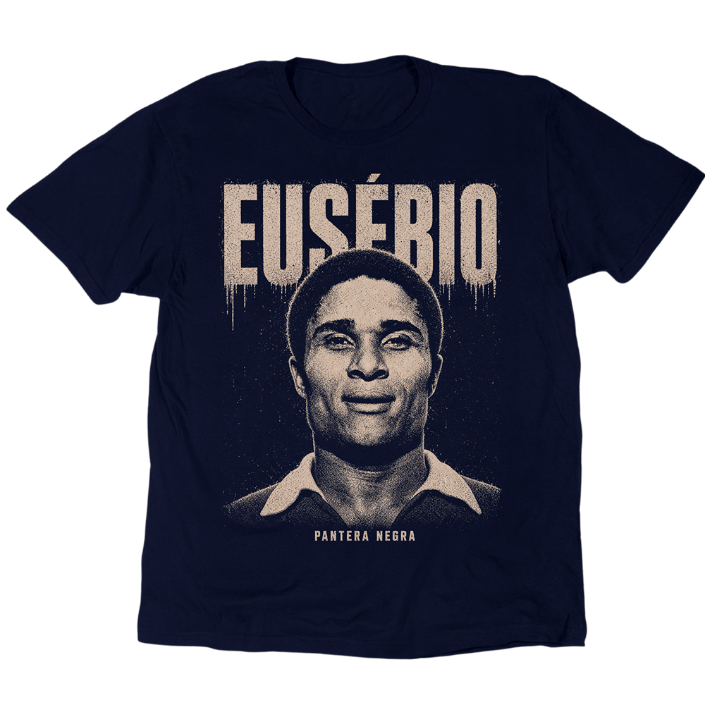 Etched Icons Eusébio T-Shirt