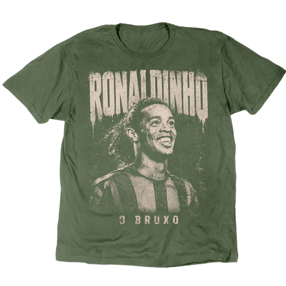 Etched Icons Ronaldinho T-Shirt