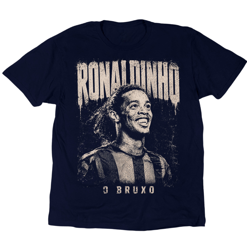 Etched Icons Ronaldinho T-Shirt